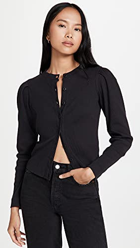 AMO Women's Puff Sleeve Cardigan2