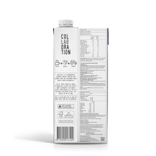 Image of MILKLAB Oat Barista Milk 1L | Made with Australian Oats | Plant-Based Milk for Cafe-Style Coffee at Home | Smooth, Creamy & Frothy | Dairy-Free, Vegan | Contains Gluten