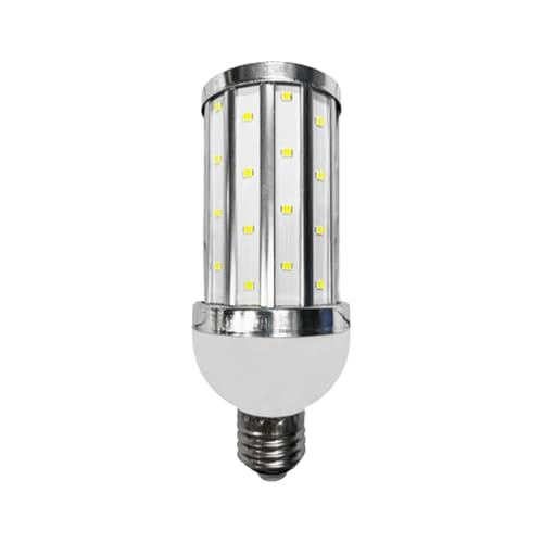IOEDHW Paquete de 1/2 Bombilla LED de Aluminio con Base de Tornillo E27 E40, 50 W CA 175-265 V, luz Blanca/cálida, Bombilla de Alta Potencia para candelabro, candelabro, Ventilador de Techo, Bombilla