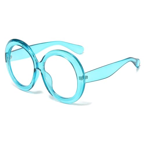 Lunettes de soleil rondes surdimensionnées homme et femme avec monture large