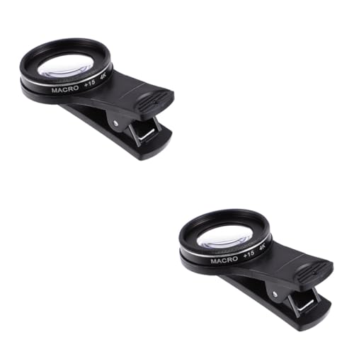 OSALADI 2piezas Lente Macro para Teléfono Inteligente Clip Función De Ampliación para Fotografía De Detalles Móviles