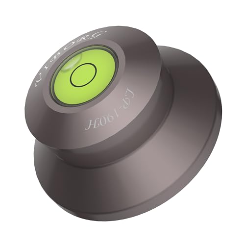 Tertullus LP190h - Stabilisateur de disque pour platine vinyle LP - Avec niveau à bulle - Pour...
