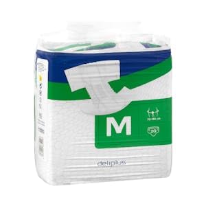 Pañal adulto talla M de 70-130 cm Paquete 20 ud.