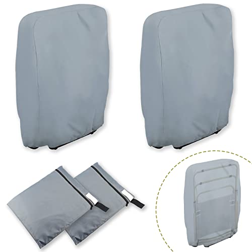 2 Stück Armlehnenpolster Für Klappstühle - Bequeme Bezüge Für Büro & Relaxsessel