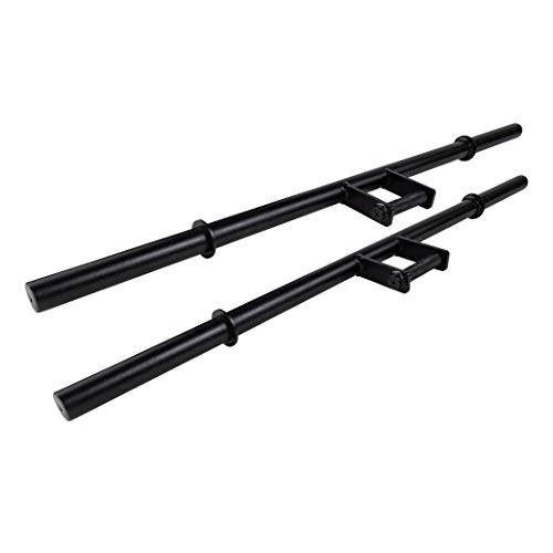 Body-Solid Tools (BSTFWH) Farmer Walk Bar Handles for Strength Training Workout Equipment with 12 Weight Collars Ideal for Carry Exercise Pairs