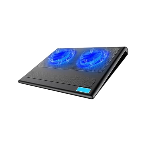 Base para portátil con doble ventilador silencioso 12-16 pulgadas miniatura 1
