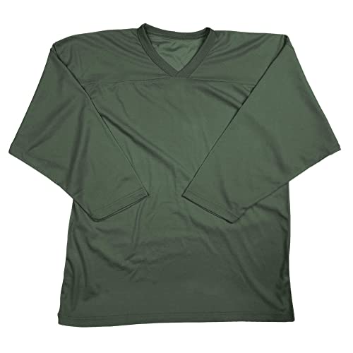 HOCKEY JERSEY-ADULT-S-DARK GREEN