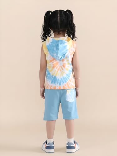 Image of POLKA TOTS 100% Pure Cotton T-Shirt and Shorts Combo For Boys | Summer Dress & Beach Wear for Boys and Toddlers | Breathable Premium Fabric Co-Ord Set Kids | Relaxed Fit Casual Summer Outfit for Kids