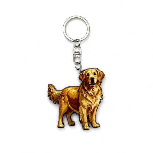 Woody Pals Llavero de madera Mascotas – Perros y Gatos Decorativos, Llavero Original para Amantes de los Animales, Regalo para Dueños de Perros y Gatos, Diseño Ligero y Divertido (Chihuahua)