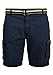 Produktbild Blend Brian Herren Cargo Shorts Bermuda Kurze Hose Mit Gürtel Regular Fit, Größe:M, Farbe:Navy (70230)