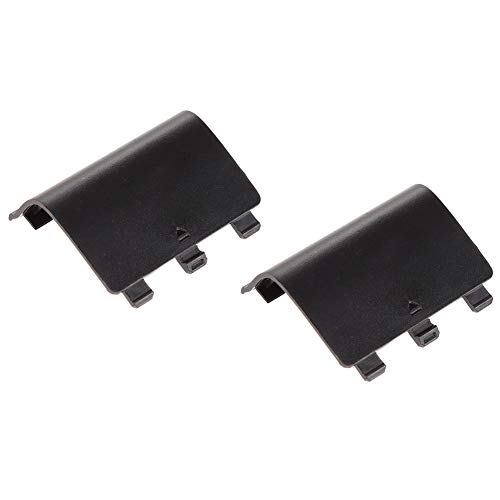 Lot de 2 coques de batterie de rechange compatibles avec manette sans fil Xbox One Xbox One S Noir
