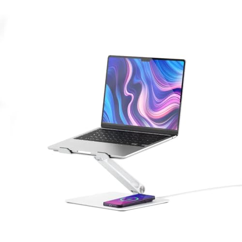 Base para portátil ALOGIC Elite Power con cargador inalámbrico miniatura 3