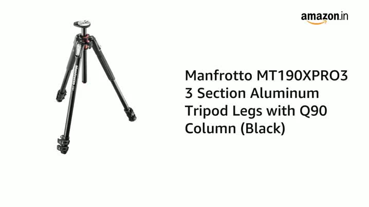 Buy Manfrotto MT190XPRO3 3 Section Aluminum Tripod Legs with