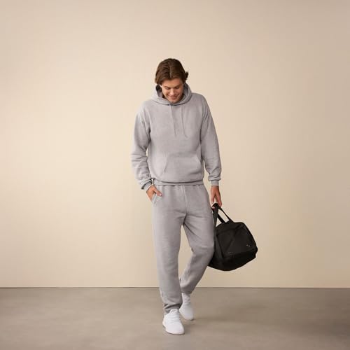 Image of Hanes Men's Hoodie - EcoSmart Fleece Hooded Sweatshirt for Men & Women - Midweight Fleece - Big & Tall Available