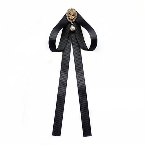 Nœud Papillon Femme Broche Fleur pour Style Écolière et Bureau