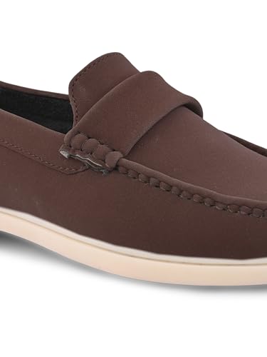 Image of Prolific Men's Slip-On Super Cushioned Loafer Shoes|Stylish & Comfortable with Soft Cushioned Insole