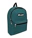 Everest Luggage Basic Backpack, Teal Blue, Medium