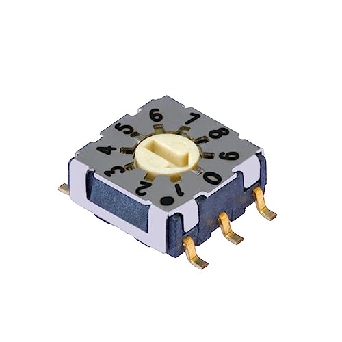 Interruptor de codificación rotativo 7.4x7.4 SMD de 6 pines para placas PCB 2
