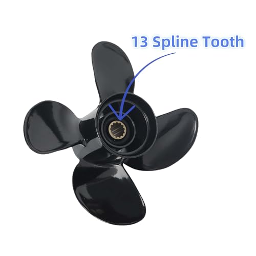 Image of 10.3 X 13 Aluminum Propeller Compatible for Mercury Outboard 25-70 HP