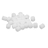 uxcell 30PCS 8 Teeth 1.5mm Hole Diameter Plastic Gear Wheel for RC Car