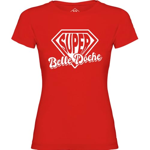 T-shirt femme super belle doche rouge pour exprimer votre complicité