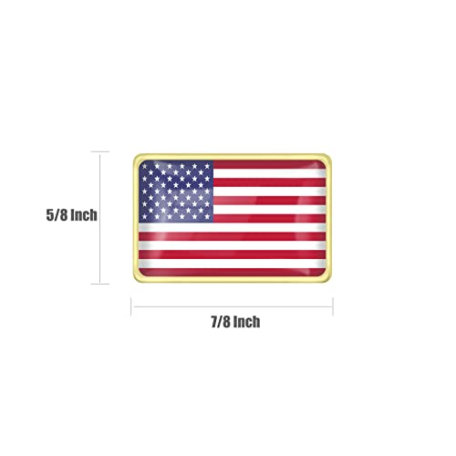 Image of 50 /100 /200 /300Pcs American Flag Lapel Pins Bulk Metal