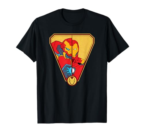 T-shirt Marvel Mech Strike Iron Man en coton respirant et imprimé durable