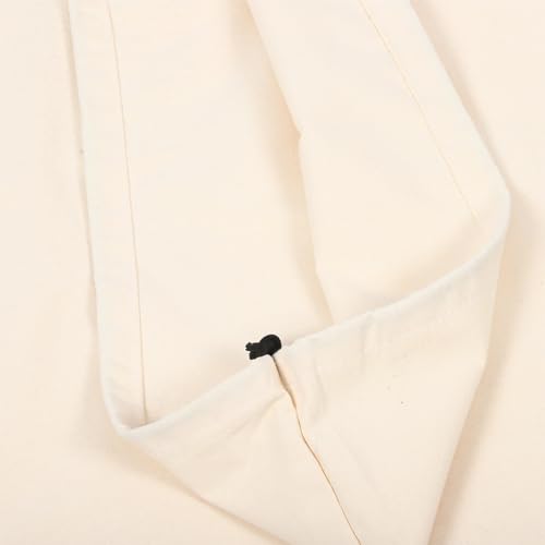 POPETPOP Sacos De Mochila Com Cordão De Lona De Algodão Saco De De Viagem Saco De Cordão De Acampame