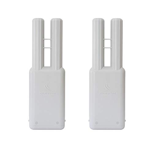 Mikrotik OmniTIK 5 PoE (RBOmniTikUPA-5HnD) 2-UNITS weatherproof outdoor Access Point with dual-polarized omni antennas, 5xEthernet ports with PoE output, 802.11a/n wireless radio