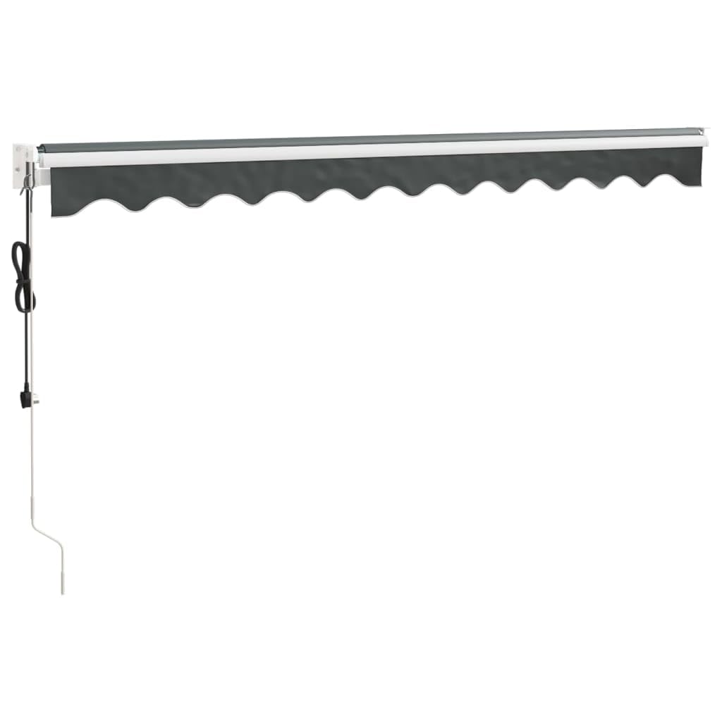 Store Banne Motorisé, Store Banne électrique Auvent rétractable Automatique Anthracite 3x2,5 m