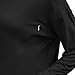 Maternity Shirts for Women Long Sleeve Soft Pregnancy Tops Zipper Split Side Maternity Shirt Comfy Basic Tunic Tops Black