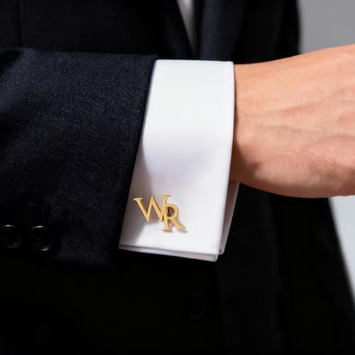 Mancuernillas Inicial Personalizadas para Hombre miniatura 4