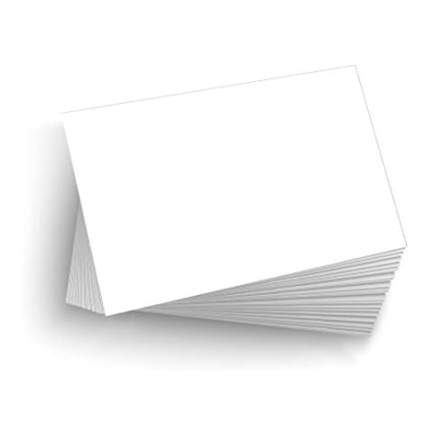 50 Blank 5.5"x8.5" Heavy Duty 14pt Index Cards, Postcards Cover