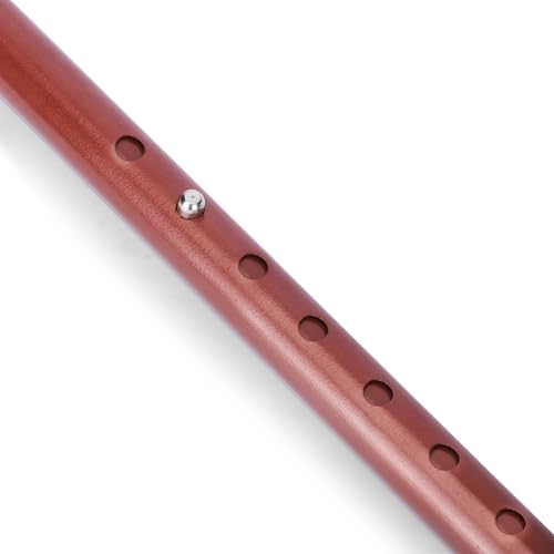 Image of Black Edition Premium Walking Stick with Adjustible Height, Sturdy Steel Body for Men /Women, Patients, Old People (Copper RubberBase)