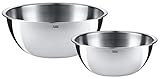 Inhalt: 2x Metallschüssel 16 cm (Höhe 7 cm), 20 cm (Höhe 9 cm) - Artikelnummer: 2142304548