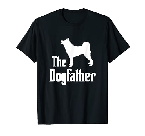 The Dogfather - funny dog gift, funny Karelian Bear Dog T-Shirt, Black