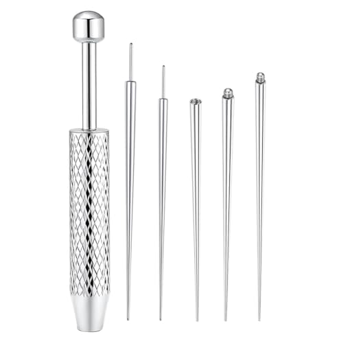 Youbones Edelstahl Piercing Taper Ball Greifwerkzeug zum Wechseln Von Schmuck - 14G 16G 18G 20G Flachrücken Ohrringe Applikator