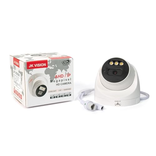 Image of JK Vision 5MP 2Dome IP Camera Combo with 18 LED, Night Vision, Built in Audio, 30M Range, 1 Year Warranty