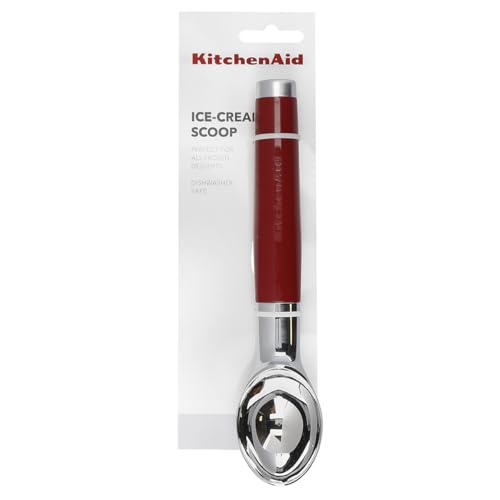 KitchenAid Eiscremelöffel, Portionierer ist spülmaschinenfest – Empire Rot – Ansicht 3
