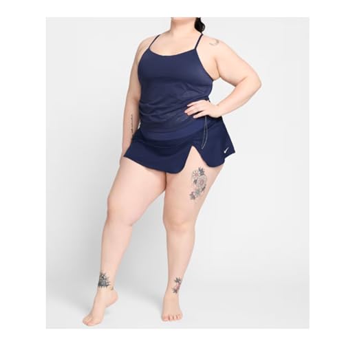 Jupe de natation Nike avec short integre noir taille S textile respirant - 6
