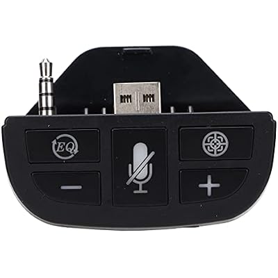 Stereo Headset Adapter, for Xbox One, Wireless Game Controller Mic Headphone Converter, Game Controller Headset Adapter with 3.5mm Audio Jack