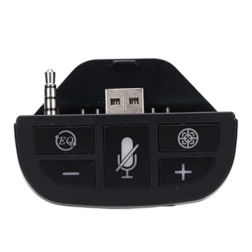 Gamepad Controller Ljudförstärkare, Headset Audio Adapter Stereo Hörlurskonverterare för Xbox One Trådlös Handkontroll