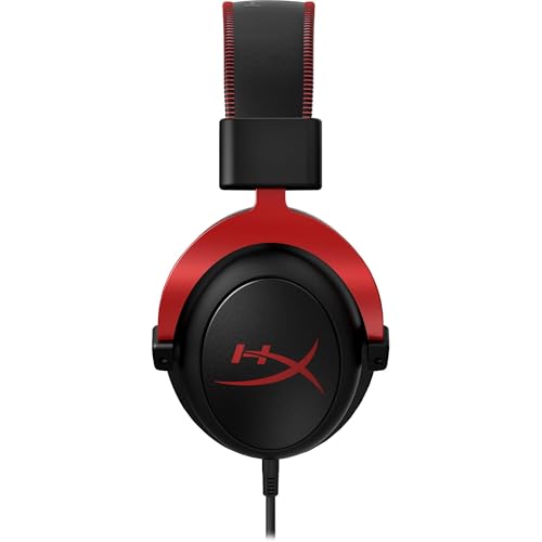 Image of HyperX Cloud II - Gaming Headset, 7.1 Surround Sound, Memory Foam Ear Pads, Durable Aluminum Frame, Detachable Microphone, Works with PC, PS5, PS4, Xbox Series X|S, Xbox One - Red