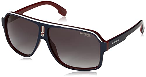 Carrera Unisex-Erwachsene 1001/S 9O 8Ru 62 Sonnenbrille, Blau (Bluette Red/White/Dark Grey) Cover