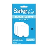Safer Premium Indoor Fly Trap Glue Card Refills – 3-Pack Replacement Sticky Cards – Compatible with Safer Home SH502 Plug-in Trap – Long-Lasting Fruit Fly, Gnat & Moth Control
