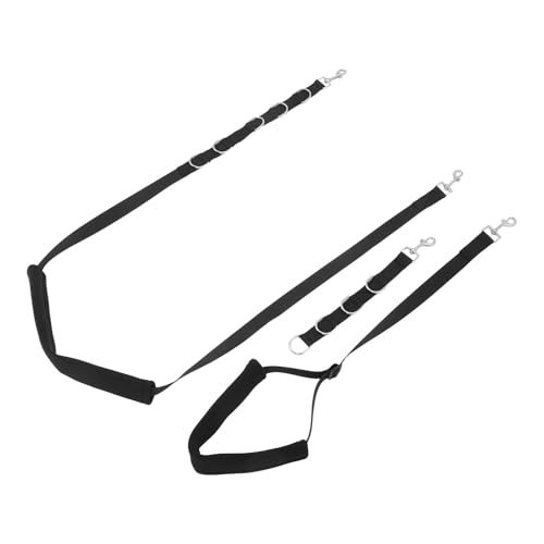 CATIEBYE Verstellbares Hundepflege Satz mit Ergonomischer Nylon Leine und Bauchgurt für Kleine und Mittelgroße Hunde zur Professionellen Pflege Am Hundepflegetisch Zufälliger Stil