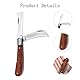 Multifunktionale Okuliermesser, Gartenmesser Klappbar, Outdoors Professionelles Okuliermesser Garden Knife,Edelstahl Klappgarten Knospungs Messer zum Pfropfen,Multi Schneidewerkzeug für Jäten,Pfropfen