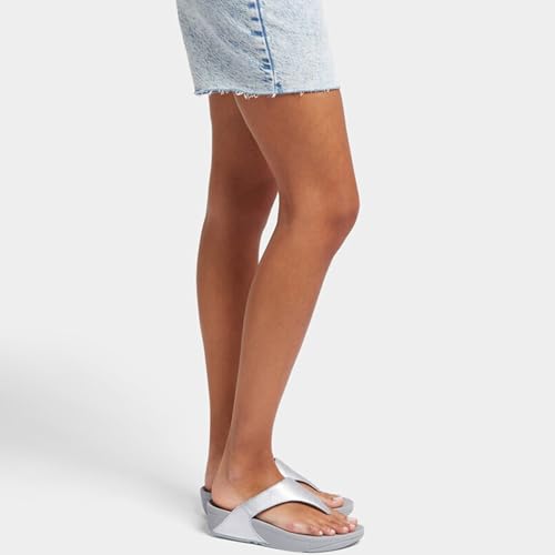 Image of FitFlop Womens Lulu Leather Toe Post Sandals