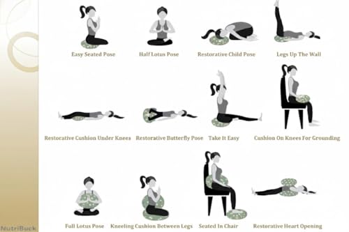 Image of Buckwheat ZAFU Meditation Cushion Filled with Buckwheat Hulls (PISTACHIO)