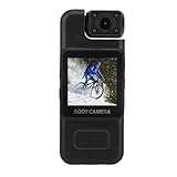 ASHATA 4K-Körperkamera, Intelligenter Tragbarer Körperkamera-Videorecorder mit Schutz vor Verwacklungen und IP65-Wasserdichtigkeit, Tragbare Kamera mit Rückenclip für